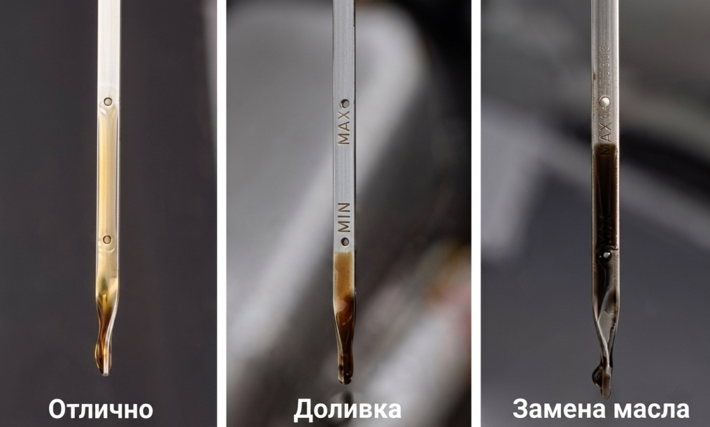 менять масло в двигателе